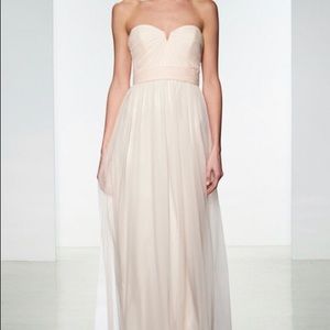 Blush chiffon dress